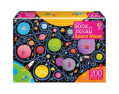 Book And Jigsaw Space Maze (Usborne Book And Jigsaw)