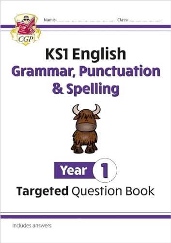 Ks1 English Targeted Question Book: Grammar, Punctuation & Spelling - Year 1