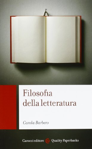 Filosofia Della Letteratura