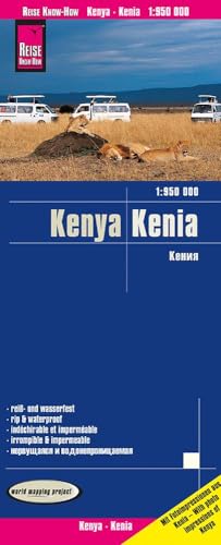 Reise Know-How Landkarte Kenia 1:950.000: World Mapping Project