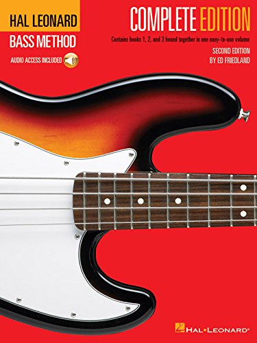 Libri 1,2 E 3 Del Metodo Hal Leonard Bass, Edizione Completa, Rilegati Insieme In Un Volume Facile Da Usare: Books 1,2 & 3 Bound Together In One Easy-