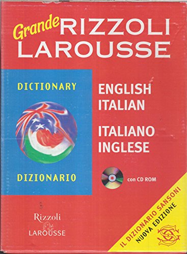 Grande Dizionario Rizzoli Larousse Italiano-Inglese, Inglese-Italiano. Con Cd-Rom