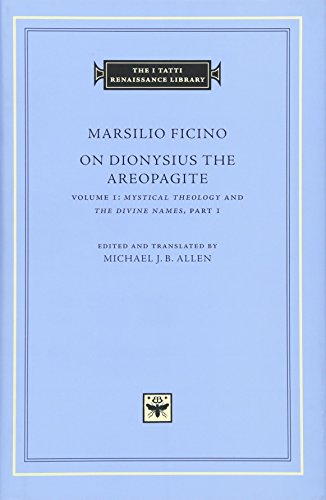 On Dionysius The Areopagite: Mystical Theology And The Divine Names (1)