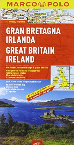 Gran Bretagna, Irlanda 1:800.000. Ediz. Multilingue