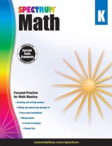 Spectrum Math, Grade K