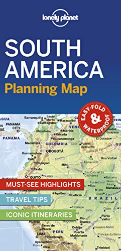 Lonely Planet South America Planning Map [Lingua Inglese]