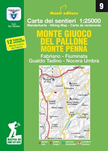 Monte Giuco Del Pallone, Monte Penna. Fabriano, Fiuminata, Gualdo Tadino, Nocera Umbra