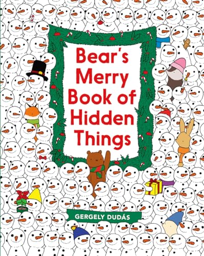 Bear'S Merry Book Of Hidden Things: Christmas Seek-And-Find: A Christmas Holiday Book For Kids