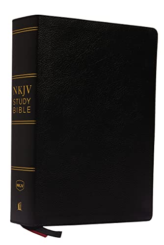Nkjv Study Bible: New King James Version, Black, Bonded Leather: Red Letter Edition, Comfort Print: The Complete Resource For Studying God’S Word