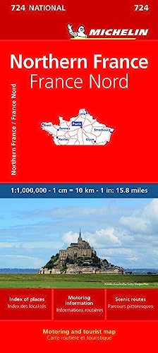Francia Nord 1:1.000.000: Straßen- Und Tourismuskarte 1: 1 000 000: 724