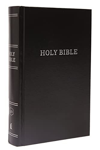 The Holy Bible: King James Version, Black, Pew Bible, Red-Letter Edition