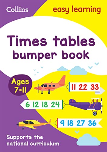 Times Tables Bumper Book Ages 7-11: Prepare For School With Easy Home Learning