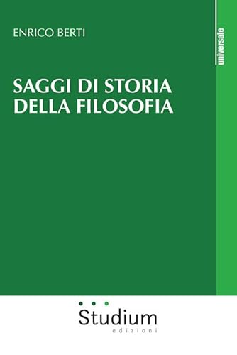 Saggi Di Storia Della Filosofia