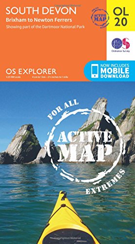 South Devon Map | Weatherproof | Brixham To Newton Ferrers | Ordnance Survey | Os Explorer Active Map Ol20 | England | Walks | Hiking | Maps | Adventu