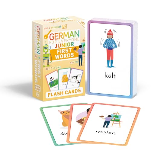 German For Everyone Junior First Words Flash Cards