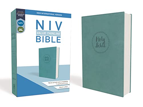Holy Bible: New International Version, Value Thinline, Imitation Leather, Torquoise, Comfort Print