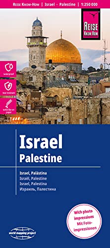 Reise Know-How Landkarte Israel, Palästina 1 : 250.000: World Mapping Project