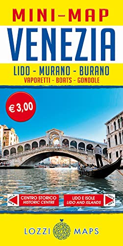 Venezia Mini Map. Guida E Mappa Tascabile Della Città