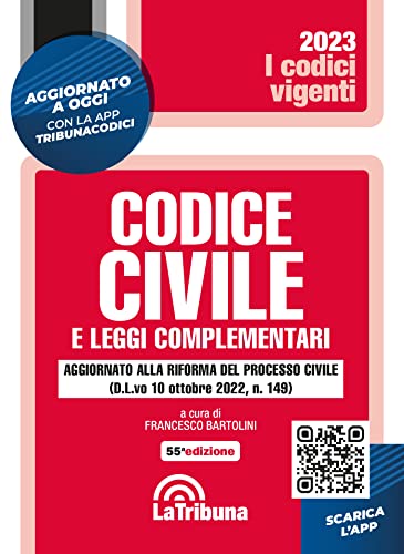 Codice Civile E Leggi Complementari. Aggiornato Con La Riforma Cartabia. 1/2023