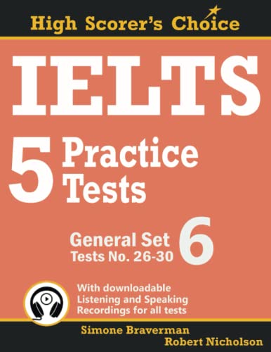 Ielts 5 Practice Tests, General Set 6: Tests No. 26-30: 12