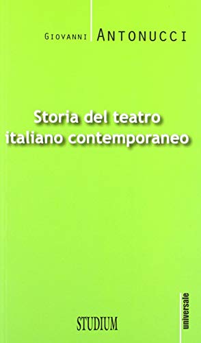 Storia Del Teatro Italiano Contemporaneo