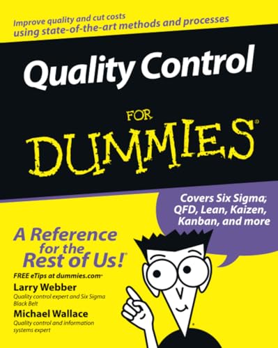 Quality Control For Dummies [Lingua Inglese]
