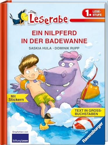 Ein Nilpferd In Der Badewanne - Leserabe 1. Klasse - Erstlesebuch Für Kinder Ab 6 Jahren: In Großbuchstaben