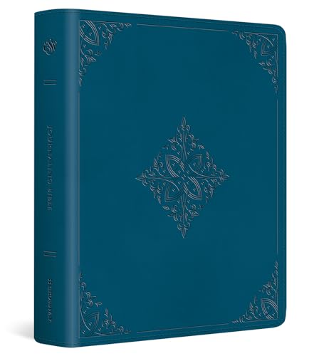 Holy Bible: Esv Journaling Bible Trutone, Deep Teal, Fleur-De-Lis Design