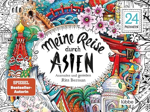 Meine Reise Durch Asien: Ausmalen Und Genießen. 24 Postkarten: 11