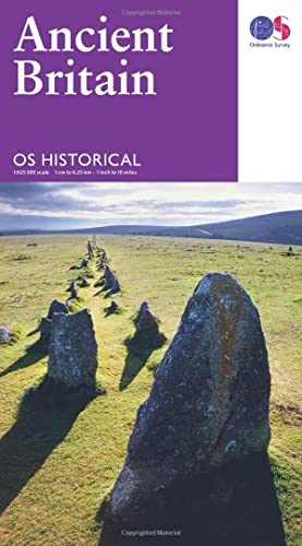 Map Of Ancient Britain | Historical Map & Guide | Ordnance Survey | Roman Empire | Prehistoric Britain | History Gifts | Geography | British History