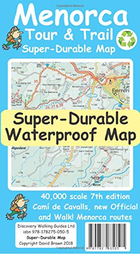 Menorca Tour & Trail Map (7Th Ed)