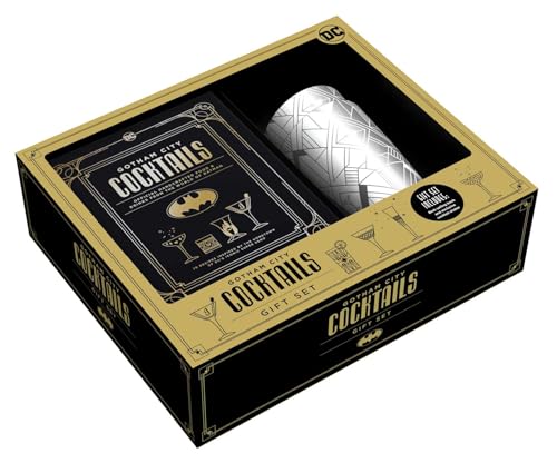 Gotham City Cocktails: Official Handcrafted Food & Drinks From The World Of Batman Gift Set