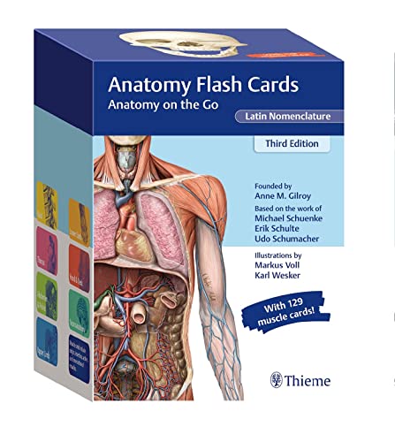 Anatomy Flash Cards, Latin Nomenclature: Anatomy On The Go