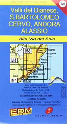Im6 Valle Del Dianese, Cervo, Andora, Alassio. Passeggiate E Sentieri