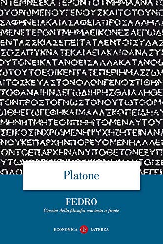 Fedro. Testo Greco A Fronte