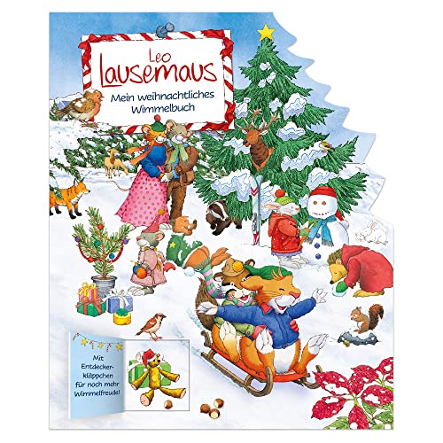 Leo Lausemaus - Mein Weihnachtliches Wimmelbuch: Papp-Wimmelbuch Mit Klappen Zum Entdecken Ab 3 Jahre