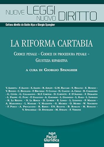 La Riforma Cartabia. Codice Penale Codice Di Procedura Penale Giustizia Riparativa