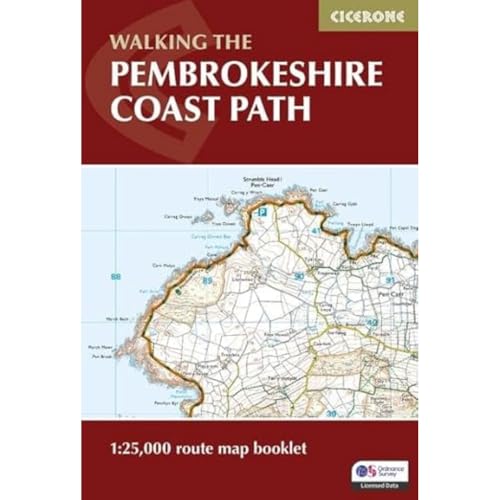 Pembrokeshire Coast Path Map Booklet: 1:25,000 Os Route Mapping