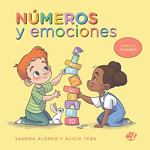 Números Y Emociones: Libro De Cartón: Aprende Tocando Con Bajo Relieve: 1