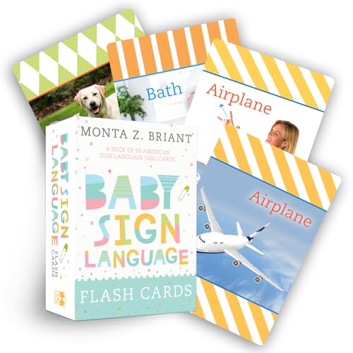 Baby Sign Language Flash Cards: A Deck Of 50 American Sign Language (Asl) Cards