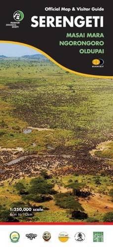 Serengeti: Official Map & Visitor Guide (African Map) [Lingua Inglese]