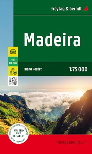 Madeira 1:75.000: Island Pocket, The Big Five, Wasserfest Und Reißfest: Ak 9303 Ip