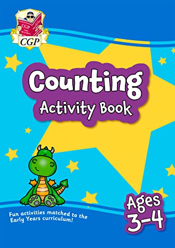 Counting Activity Book For Ages 3-4 (Preschool)