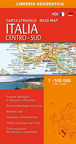 Carta Stradale D'Italia Centro - Sud 1: 500 000