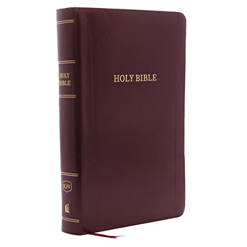 Holy Bible: King James Version, Burgundy, Leatherflex, Reference, Personal Size Giant Print, Red Letter Edition