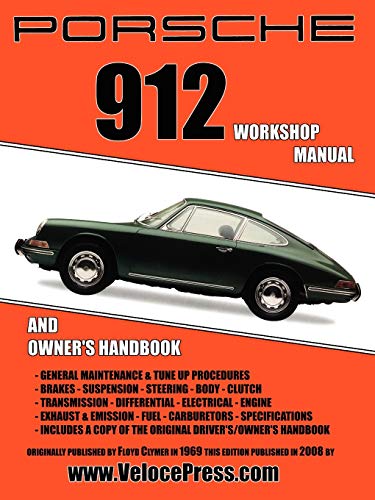 Porsche 912 Handbook And Service Manual