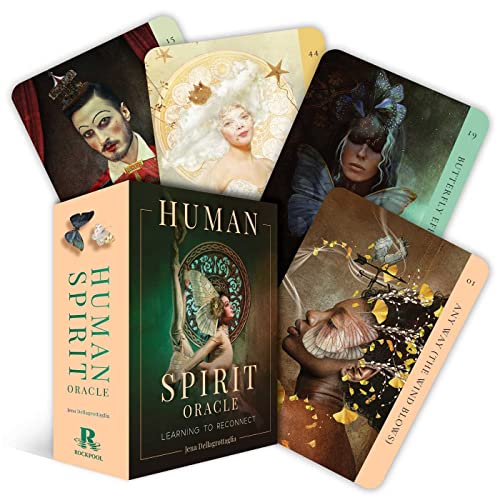 Human Spirit Oracle: Learning To Reconnect, 44 Gilded Cards With 128 Full-Color Guidebook