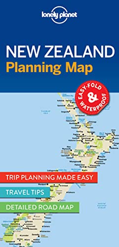Lonely Planet New Zealand Planning Map [Lingua Inglese]