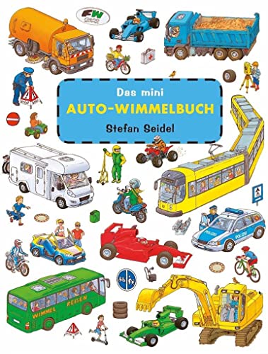 Das Mini Auto Wimmelbuch: Viele Große Fahrzeuge - Kleines Format, Kinderbücher Für Unterwegs Ab 2 Jahre
