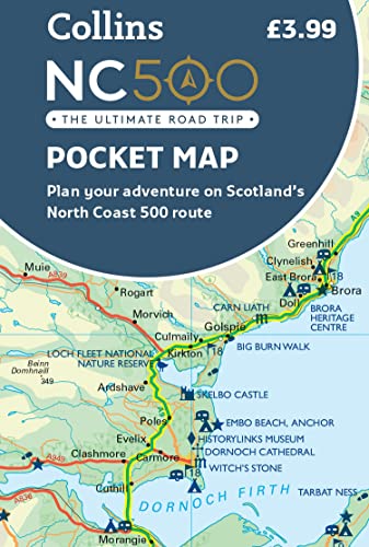 Nc500 Pocket Map: Plan Your Adventure On Scotland’S North Coast 500 Route Official Map